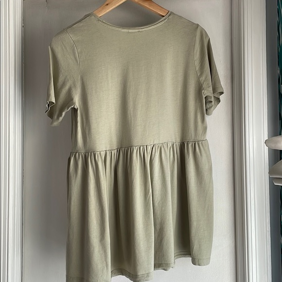 Sage H&M Maternity Peplum Top - Picture 2 of 4